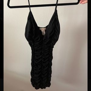 Sparkly Ruched Bodycon Dress